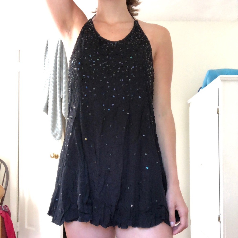 Free People Sequin Mini Dress